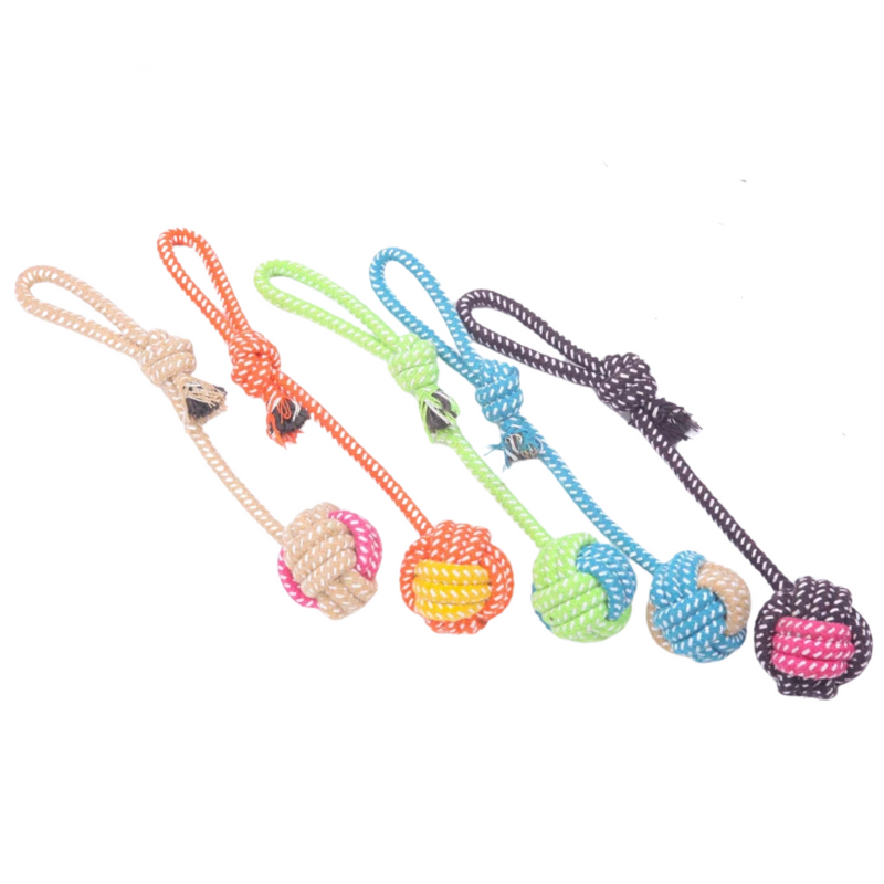 Bolinha Corda Pet Brinquedo Resistente para Cachorros