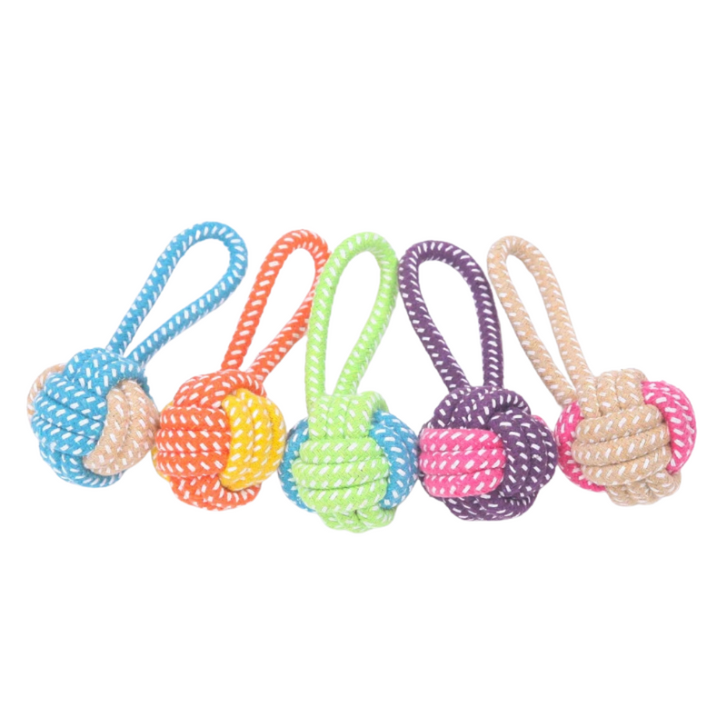 Bolinha Corda Pet Brinquedo Resistente para Cachorros