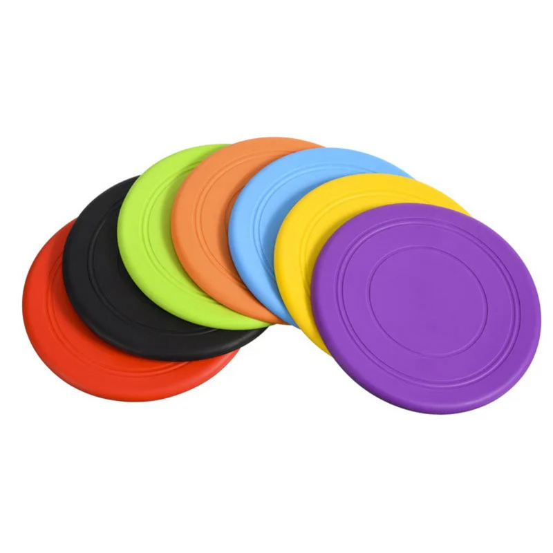 Disco Frisbee Voador de Silicone para Cachorros