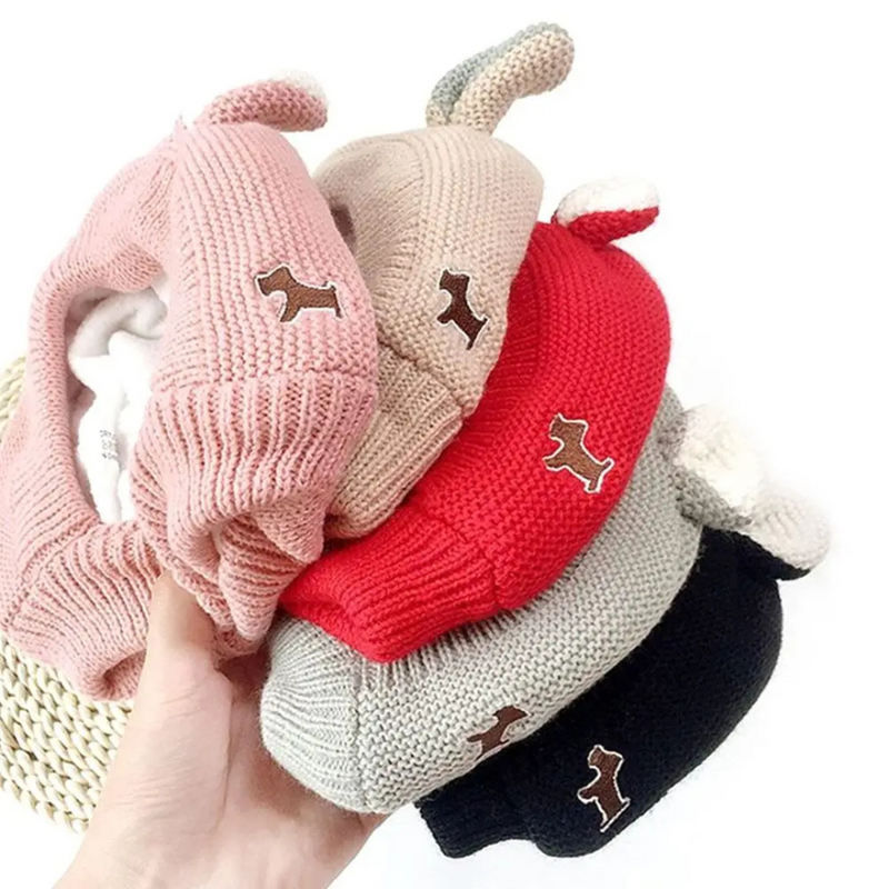 Chapéu Gorro Touca Pet de Inverno para Cachorros