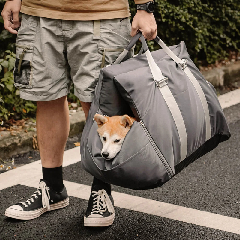 Assento Pet para Carro Bolsa de Transporte com Almofada para Cachorros