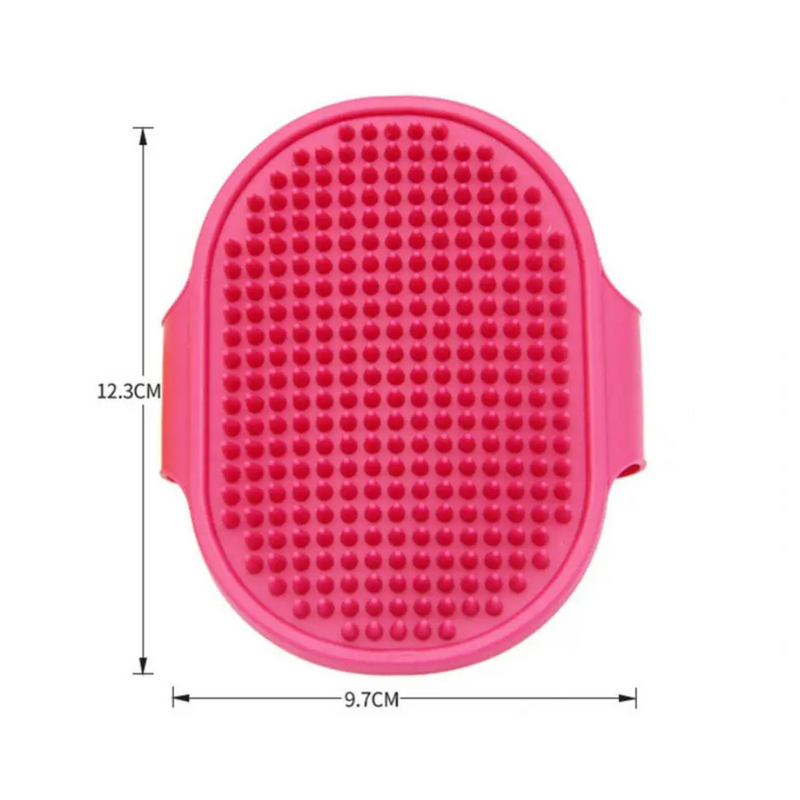 Escova de Banho de Silicone para Pets