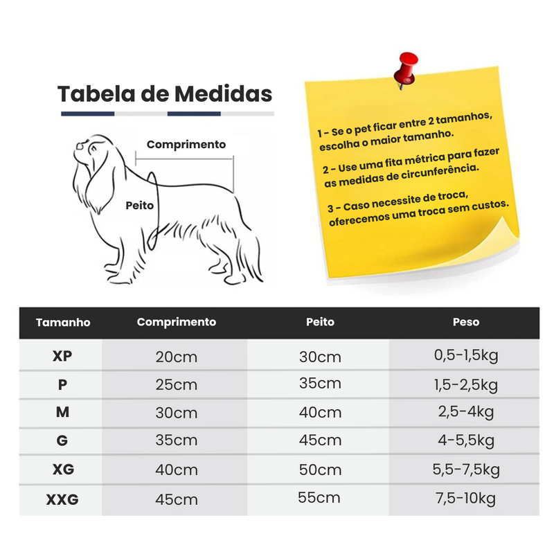 Roupinha Casaco Colete The Dog Face sem Mangas com Argola para Guia