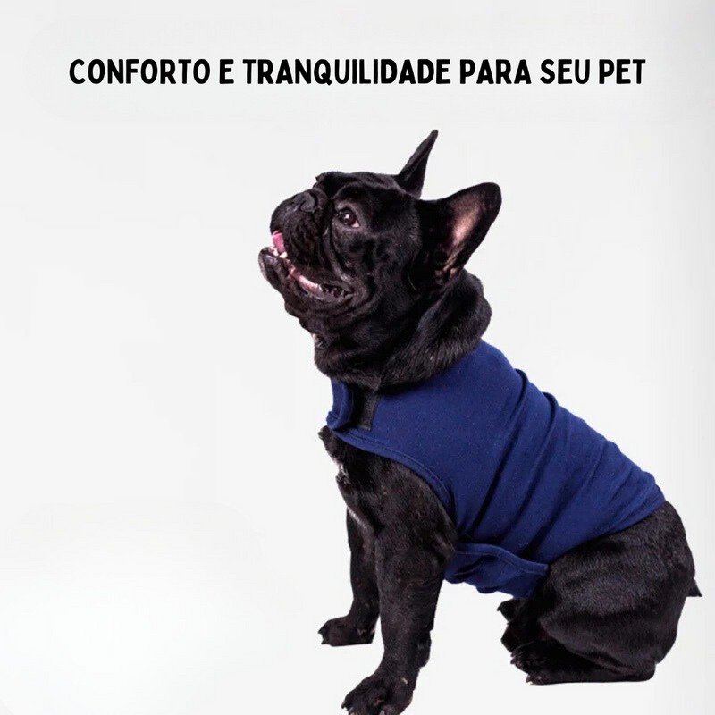 Colete Anti Pânico Ansiedade para Cachorros