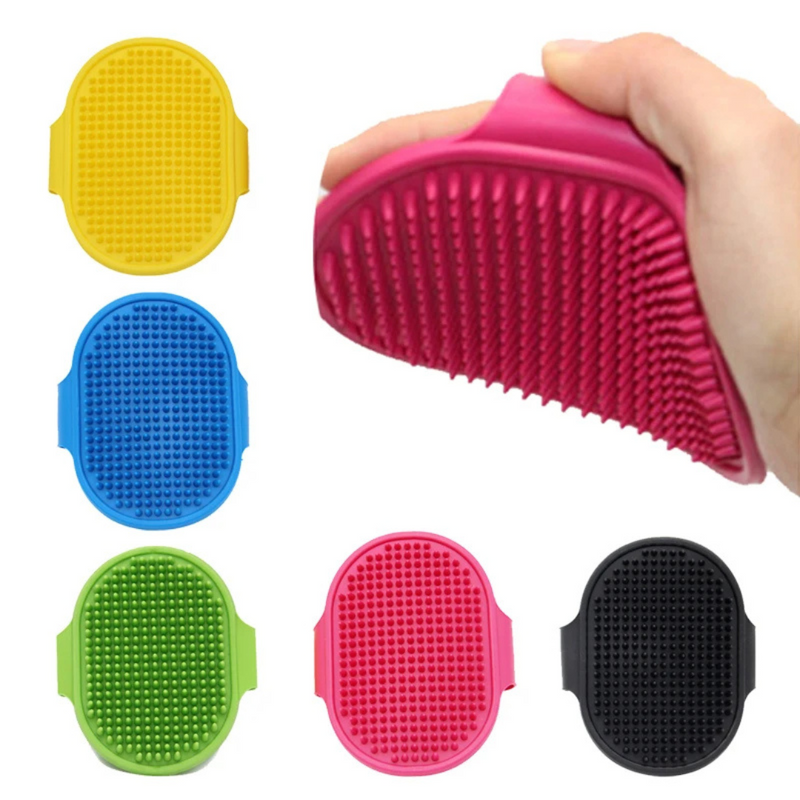 Escova de Banho de Silicone para Pets