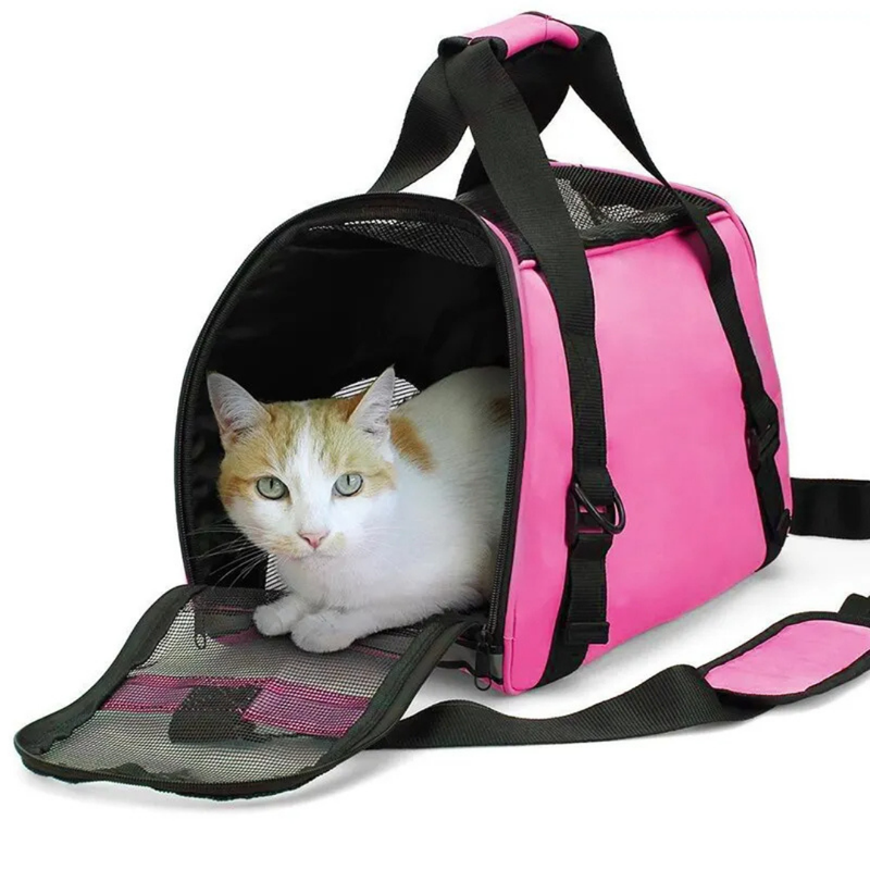 Bolsa Mala de Mão para Transporte de Cães e Gatos em Viagens