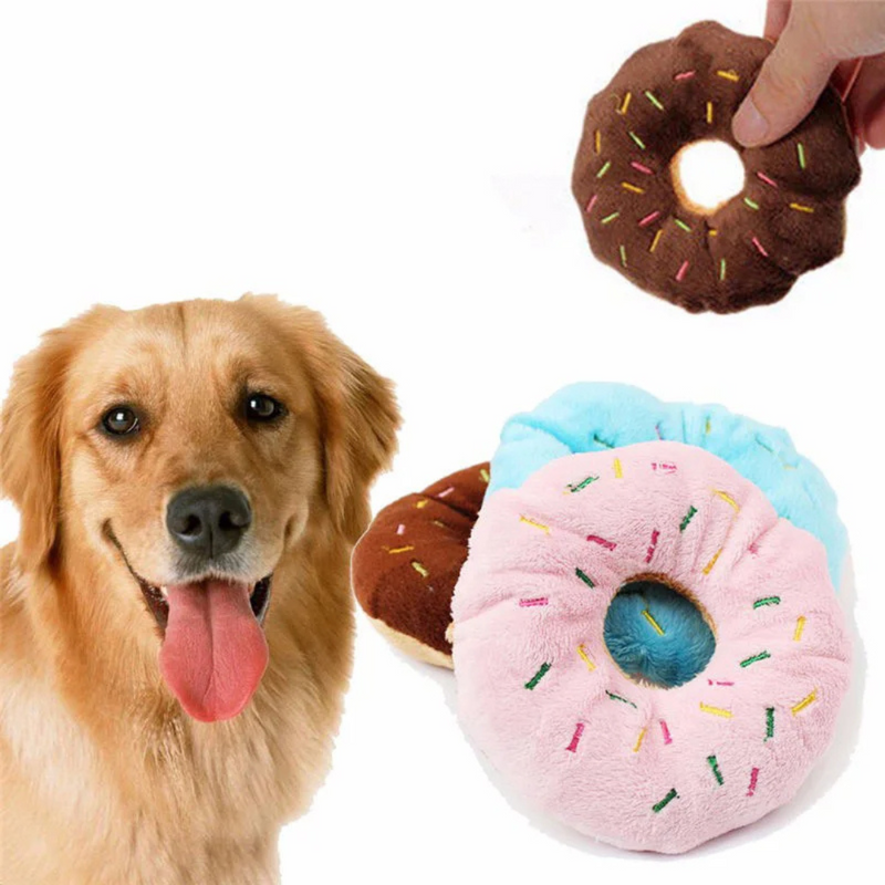 Brinquedo Pelúcia Rosquinha Donuts para Cachorros