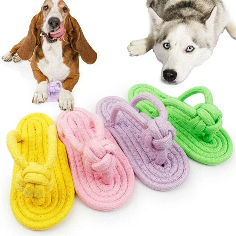 Chinelo Pelúcia Mordedor para Cachorros