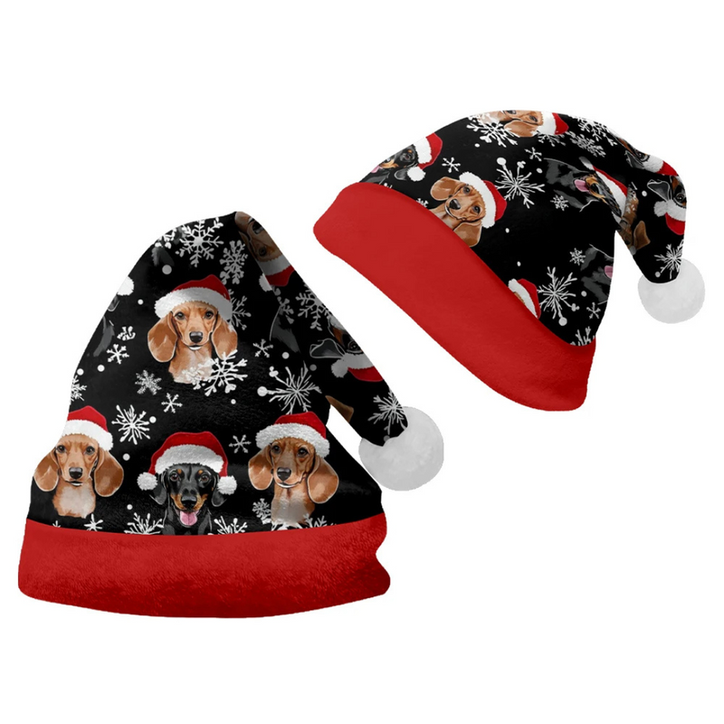 Gorro de Natal Pet Fantasia Chapéu Natalino para Cachorros e Gatos