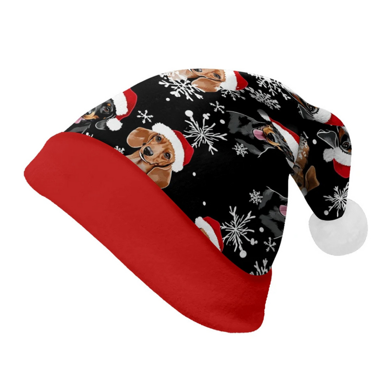 Gorro de Natal Pet Fantasia Chapéu Natalino para Cachorros e Gatos