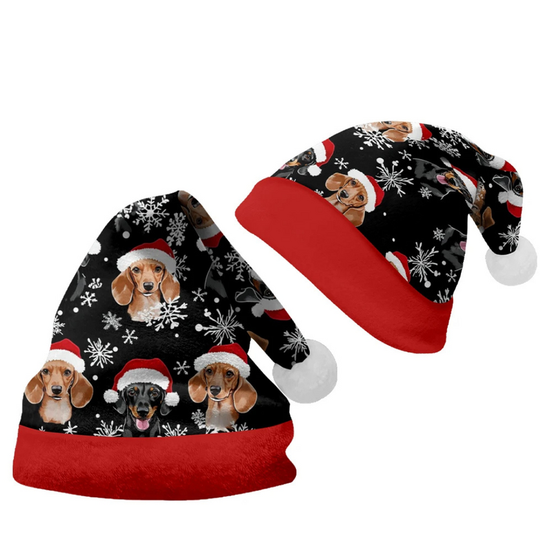 Gorro de Natal Pet Fantasia Chapéu Natalino para Cachorros e Gatos