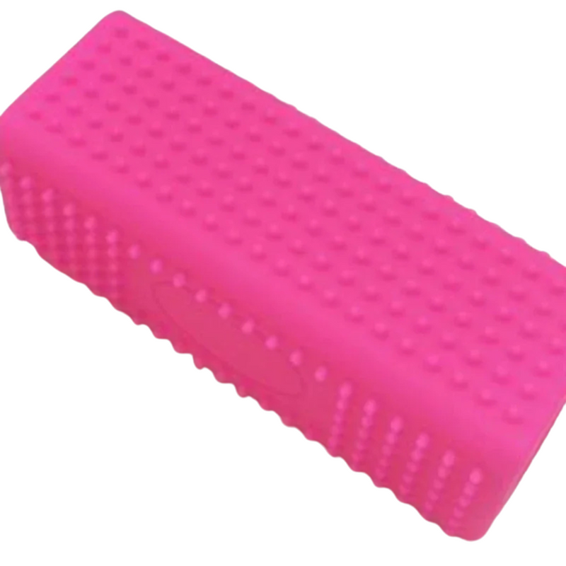 Escova de Silicone Estilo Ralador para Remoção de Pelos