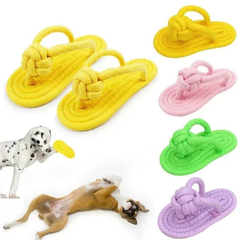 Chinelo Pelúcia Mordedor para Cachorros