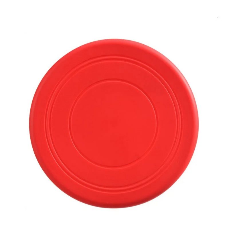 Disco Frisbee Voador de Silicone para Cachorros