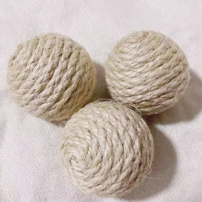 Bola de Sisal para Gatos Brinquedo Novelo Sisal