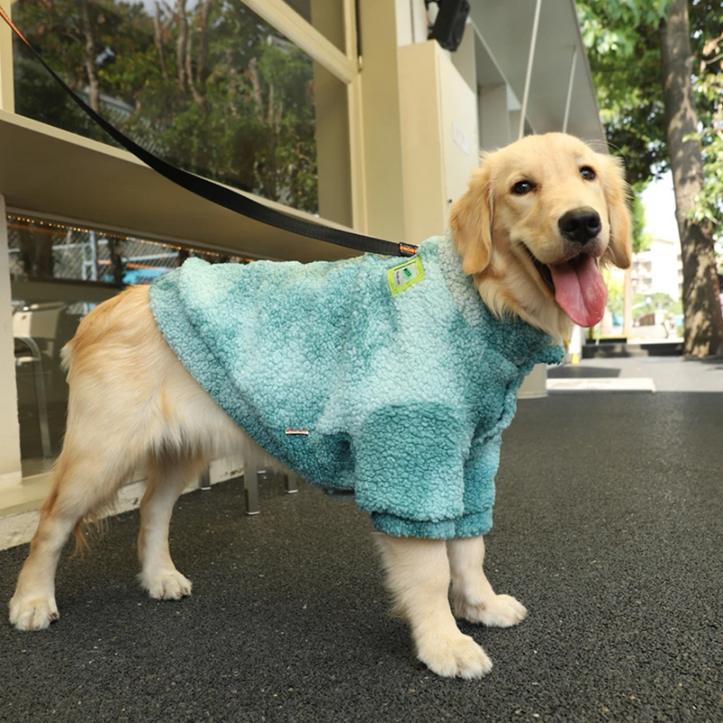 Jaqueta de Inverno com Forro de Lã para Cachorros