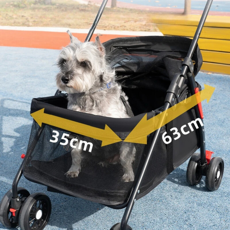 Carrinho de Passeio Pet para Cachorros e Gatos