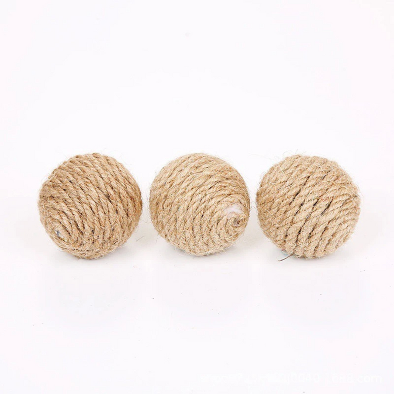 Bola de Sisal para Gatos Brinquedo Novelo Sisal