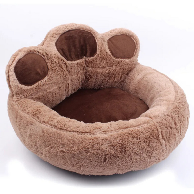 Cama Sofá Almofadão Pet Formato de Pata para Cães e Gatos