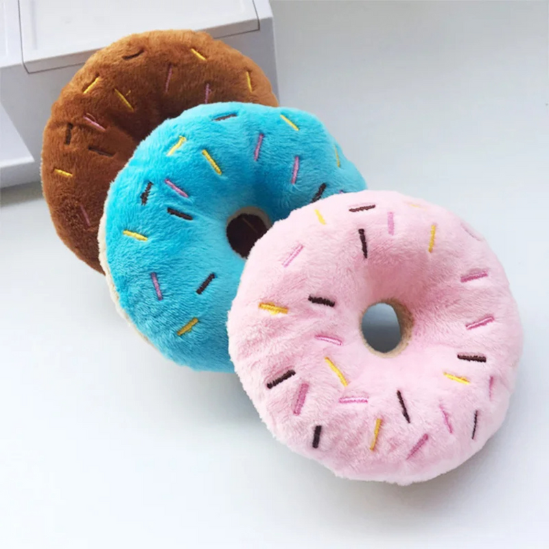 Brinquedo Pelúcia Rosquinha Donuts para Cachorros