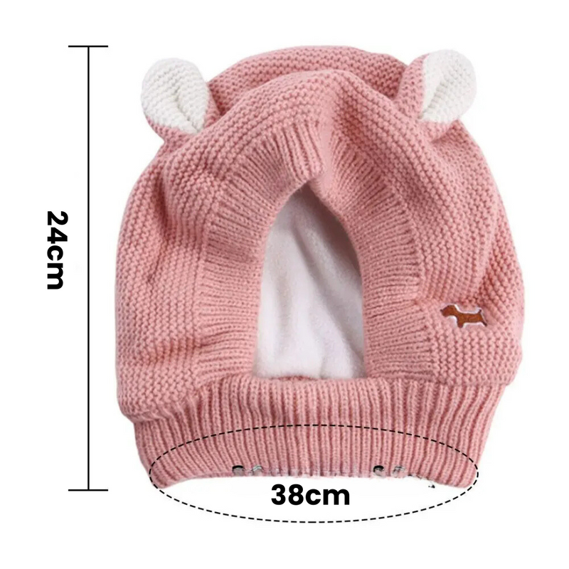 Chapéu Gorro Touca Pet de Inverno para Cachorros